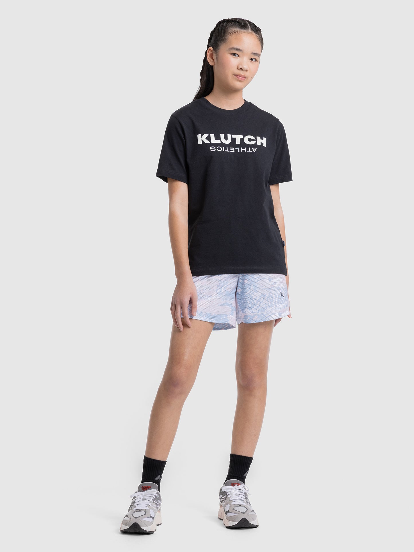 Kids Mesh Print Short
