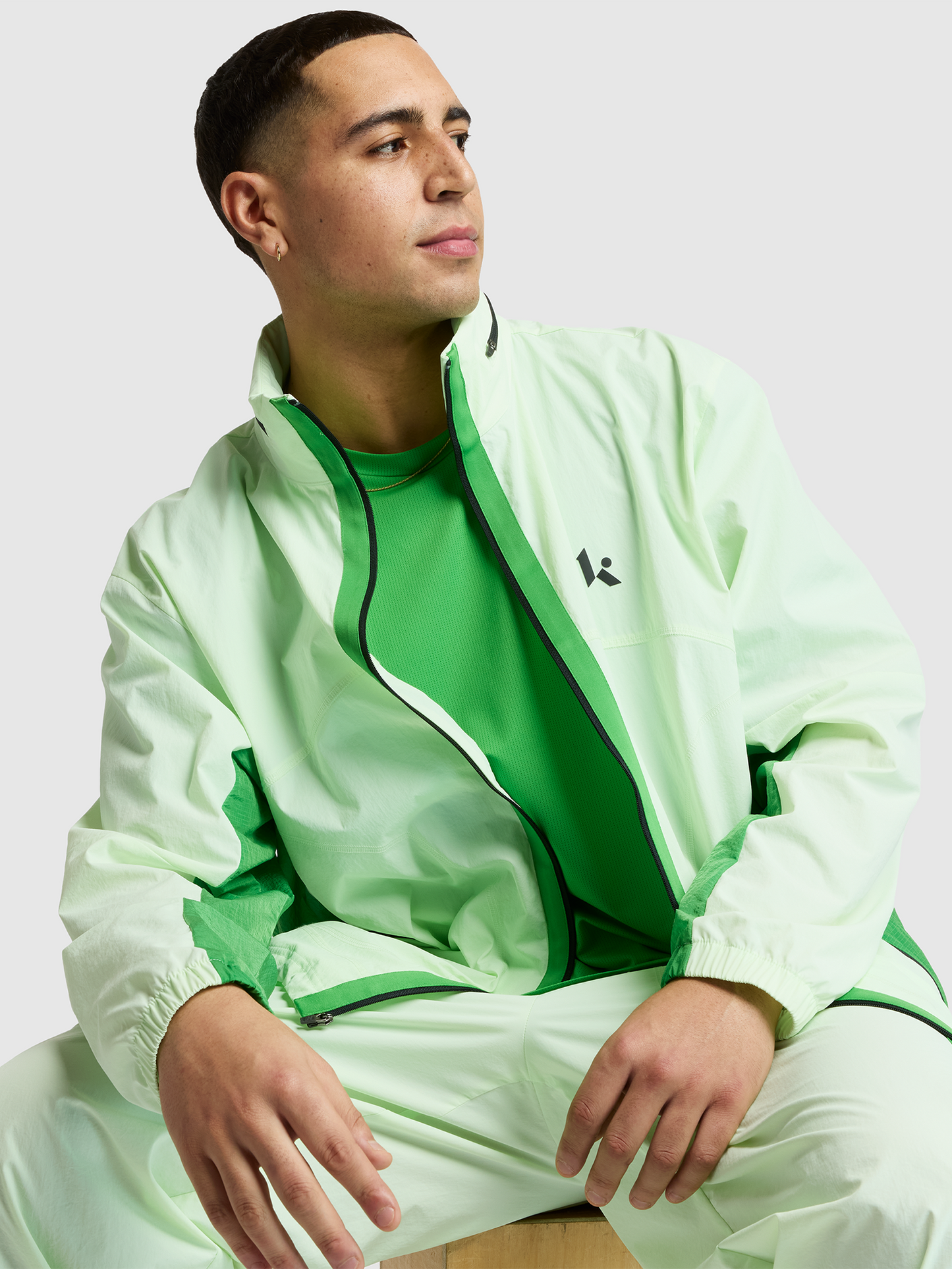 Men's Crinkle Woven Jacket