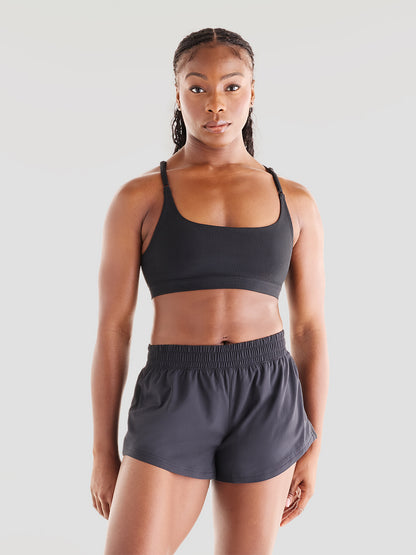 Women's Adjustable Ribbed Bra