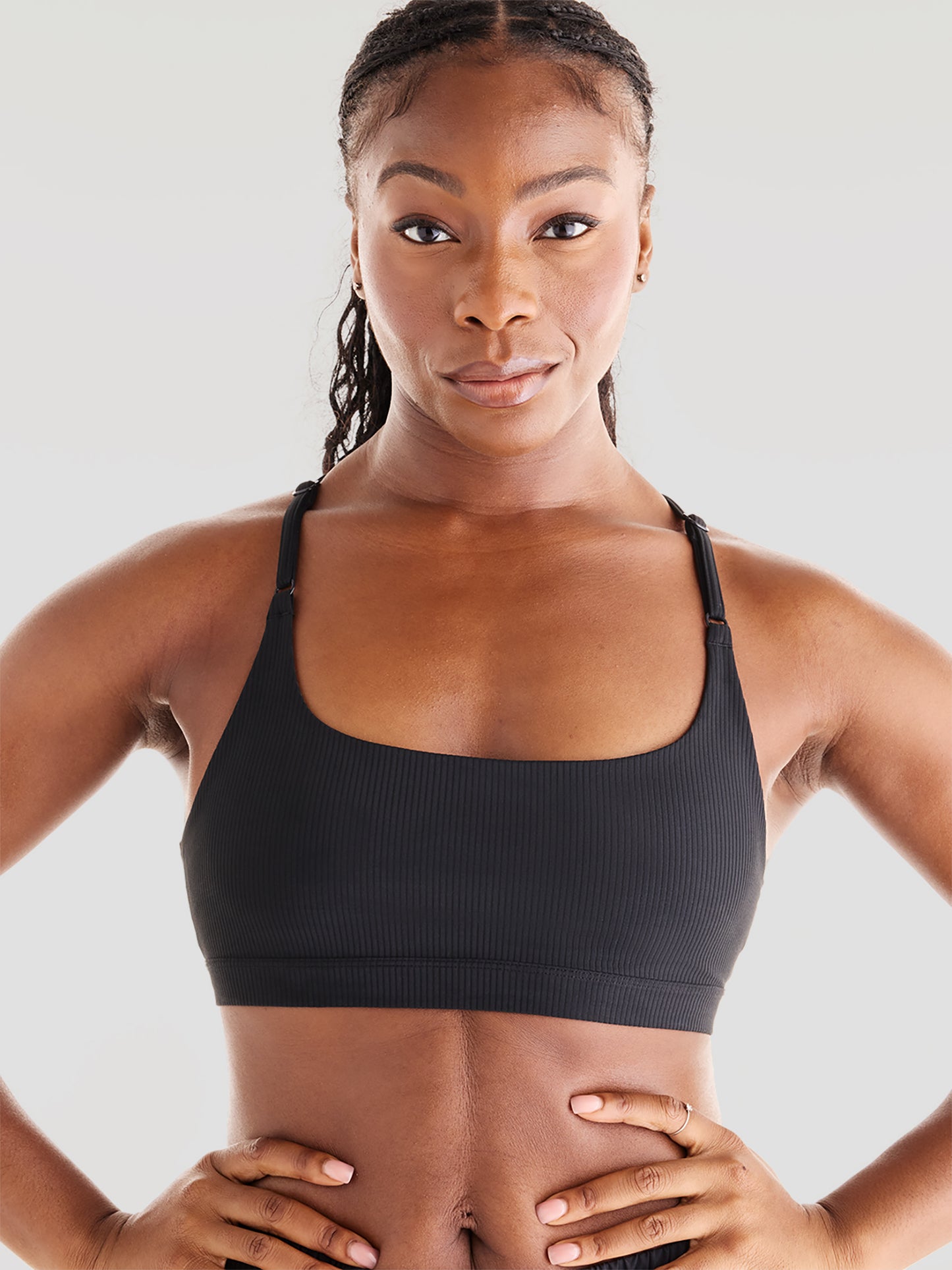 Women's Adjustable Ribbed Bra