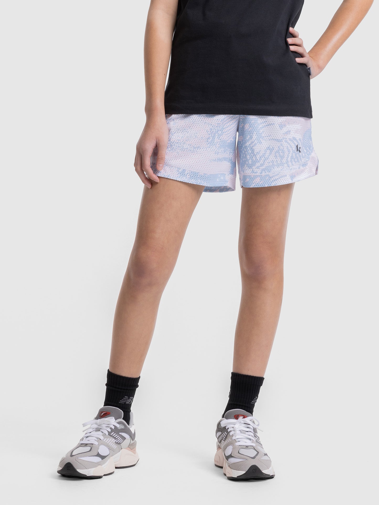 Kids Mesh Print Short