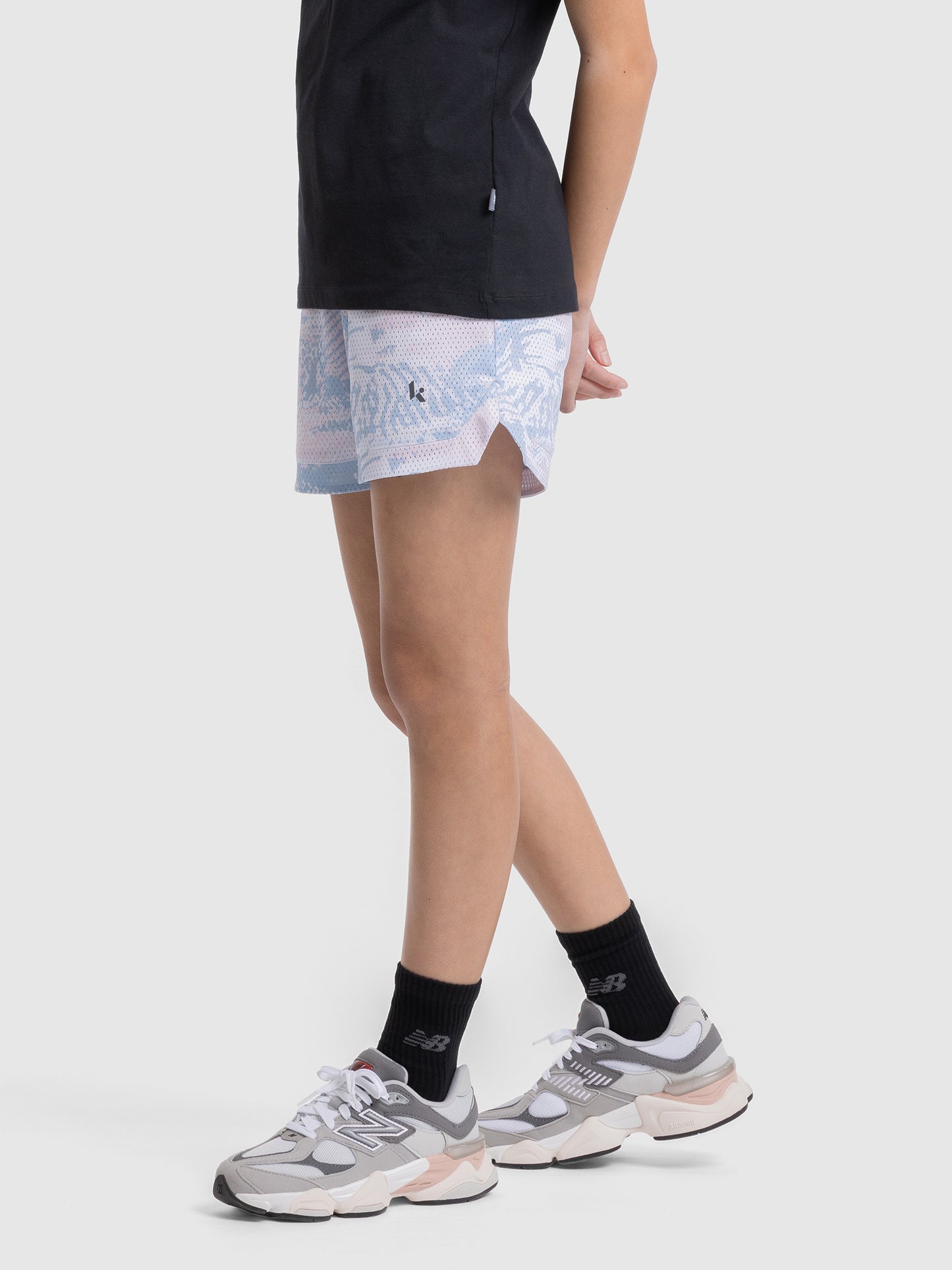 Kids Mesh Print Short
