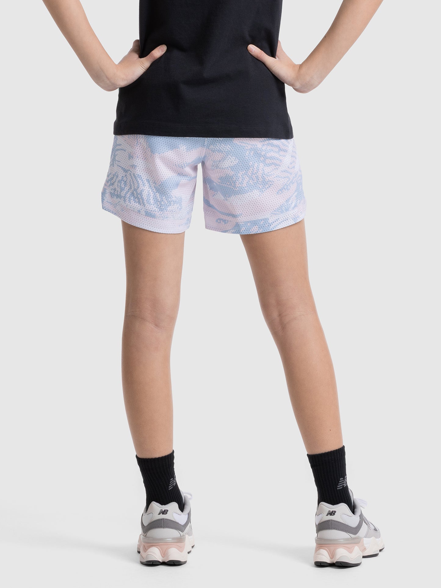 Kids Mesh Print Short